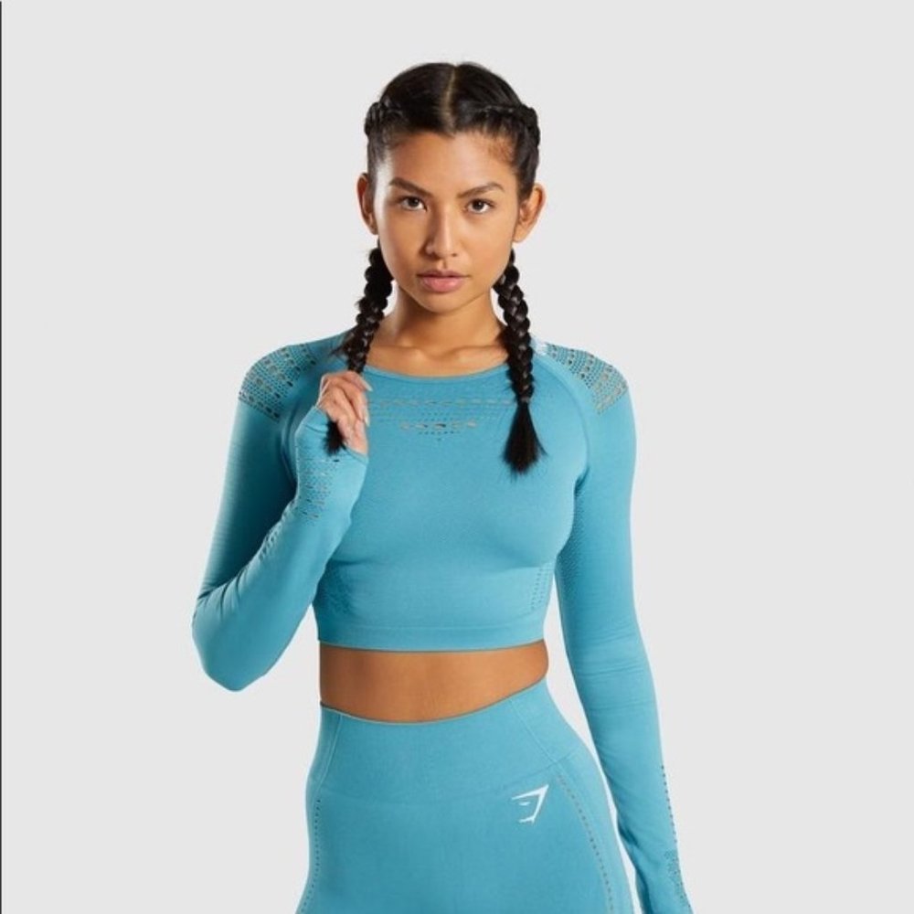 Gymshark Flawless Knit Long Sleeve Crop